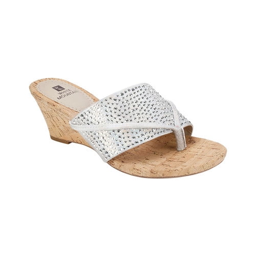 white mountain sparkle sandals
