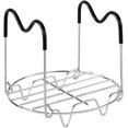 thumbnail image 1 of Steamer Rack Trivet with Handles for Instant Pot Pressure Cooker Accessories (Handle with Silicone, for 6qt), 1 of 8