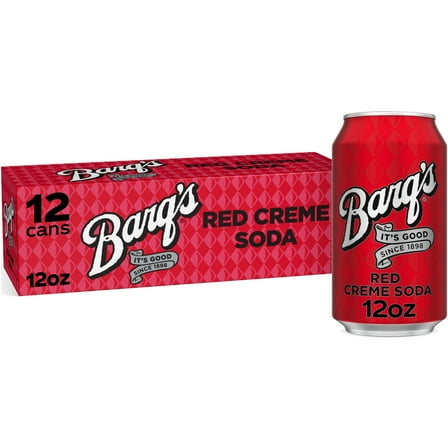 Barq's Red Creme Soda Pop, 12 fl oz, 12 Pack Cans