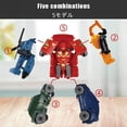thumbnail image 3 of Juguete 5 en 1 que cambia de forma, conjunto de vehículos de juguete, coches, Robot, conversión de juguetes, conjunto de figuras de acción de Robot para niños, 3 of 5