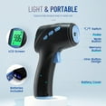 thumbnail image 6 of Forehead Thermometer for Adults, Kids & Babies, No-Touch Infrared Thermometer, Digital Thermometer with LCD Backlight Display, Fever Alarm and 1s Instant Reading, 6 of 8