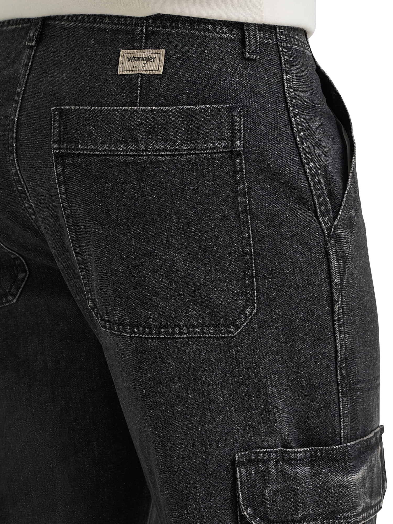 Wrangler® Men's Utility Denim Cargo Jeans