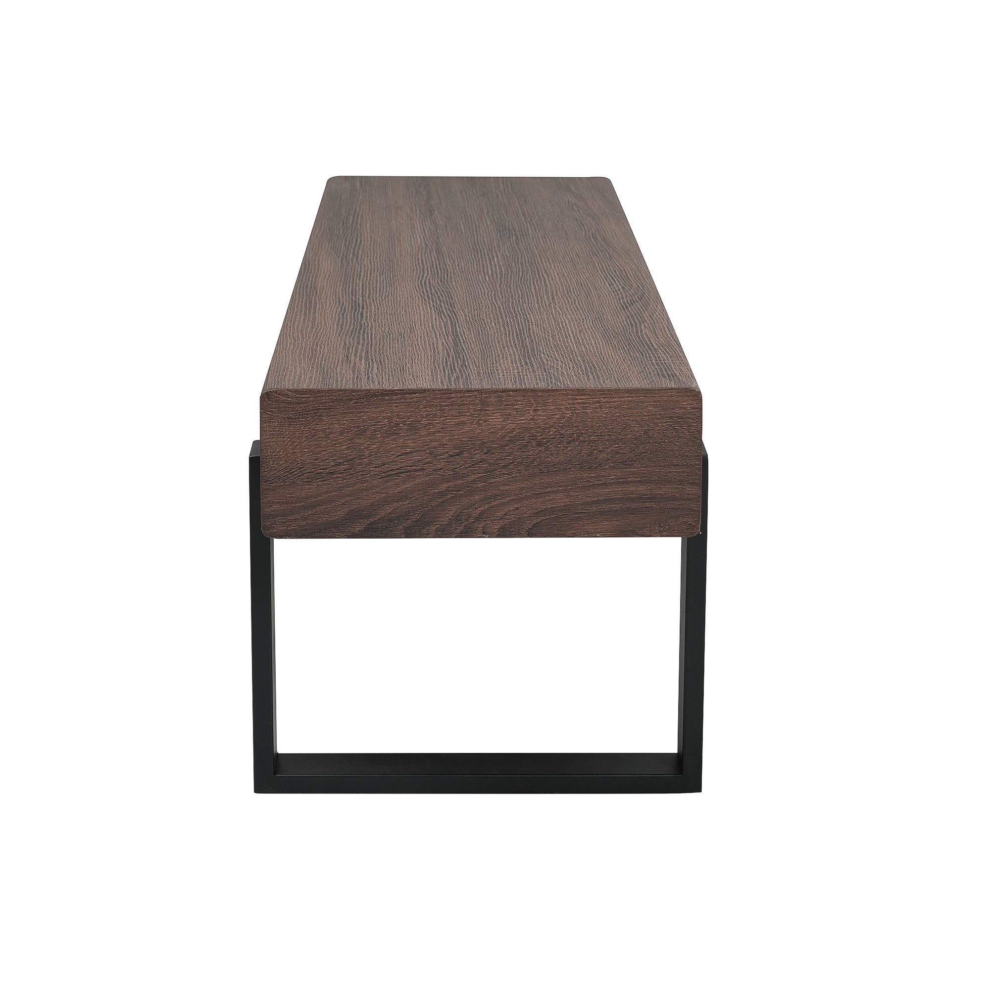 Euroco 59" Solid Wood Entryway Bench with Shoe Storage, Mid-Century Modern Shoe Bench,Hallway Foyer Seating Bench for Bedroom Living Room,Dark Walnut