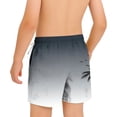 thumbnail image 7 of Favoffer Kids Swim Trunks Printed Casual Beach Shorts Drawstring Elastic Waist Breathable Quick Dry Bottoms With Side Pockets for Seaside Surfing Vacation Camping Outdoor Summer Play 3-14Y, 7 of 7