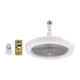 thumbnail image 3 of Ventilador de techo con luces LED de bajo consumo con control remoto, LED regulable de 30 W Gris Estilo B, 3 of 9