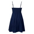 thumbnail image 5 of Women's Casual Tennis Dress Short Dress with Ruffle Sleeveless Summer Style for Women Blue XXL, 5 of 5