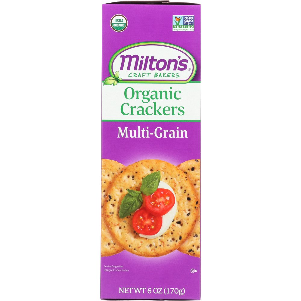MILTONS Organic MultiGrain Crackers, 6 oz