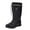 Black, variant on Rain Boots Rainy Season Tube Mouth Solid Color Rain Shoes Thick Rainproof Non Slip Womens Rubber Boots White 36