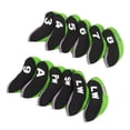 thumbnail image 3 of Nimomo 12 Uds. Fundas para Cabeza De Putter, Cubiertas para Cabeza De Palos De Golf, Chaqueta Protectora De Neopreno para Palos De Golf, Entrenamiento De Golfista, Uso Diario(Verde), 3 of 5