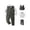 czb# Black625, variant on CUZIBR Boys Toddler Kids Formal Suit Set Solid Color Long Sleeve Button Down Dress Shirts Elegant Plaid V-Neck Vest Pants+Bowtie Stylish Party Wedding 4 Piece Outfits Clothes,Bronze,2-3 Years