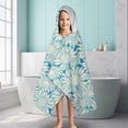 thumbnail image 6 of Daisy Flower Pattern Hooded Bath Towel，60"x35" for Ages 3 To 12 Kids, Quick Dry Lightweight Soft Microfiber Hood Beach Towel Cover Up for Kids, 6 of 7