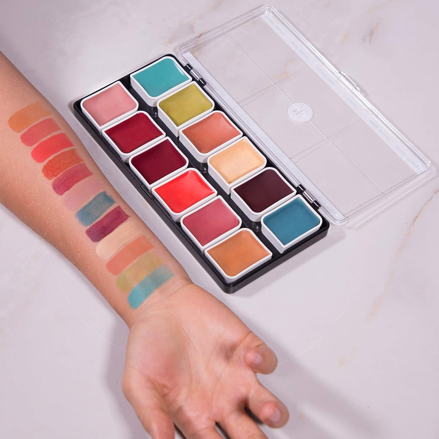 Narrative Cosmetics Complexion Alcohol-Activated Palette, Activator, and Remover Kit, Professional SFX Makeup Set
