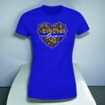 thumbnail image 3 of Playera Blusa Con Impresion De Corazon Love Animal Print Color Azul Talla Mediana Marca Emil SaEs, 3 of 4