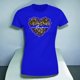 thumbnail image 3 of Playera Blusa Con Impresion De Corazon Love Animal Print Color Azul Talla Mediana Marca Emil SaEs, 3 of 4