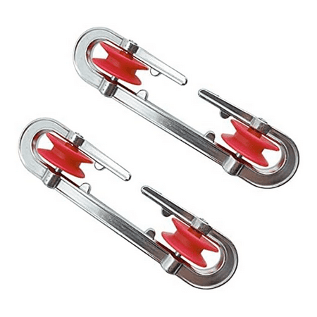 

Aluminum Clothesline Spreader Pulley Clothesline Accessories for Heavy Loads and Long Clothesline 2 Pack
