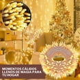 thumbnail image 4 of Serie LED Calida 200 Focos 10 Metros Lineal con Cable Transparente, Luces Decorativas, Bajo Consumo, Ideales para Navidad, Terrazas, Habitaciones, Fiestas y Eventos Especiales, 4 of 5