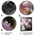 thumbnail image 3 of Designart "Peony Flower Harmonious Pink and Grey II" Floral Peony Metal Wall Art, 3 of 5