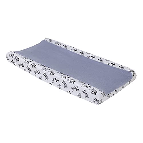 Disney Mickey Mouse Timeless Mickey Super Soft Baby Blue Changing Pad