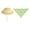 Green, variant on Porch Goose Outfits 2-Piece Summer Daisy Set with Straw Hat and Floral Bandana Fits 19 and 23 Inch Statues for Spring Summer Front Porch Decor 2 Colors Available