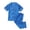 Z01-Blue, variant on felwors Kids Satin Pajamas Sets Baby Boy Girl Button-Down Silk Sleepwear 2 Piece Short Sleeve Loungewear Clothes Set(Sky Blue,2-3 Years)