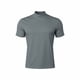 thumbnail image 5 of Blusa y camisa de manga corta con cuello alto para hombre, color liso, informal, a la moda, de manga corta, con cuello alto, capa base, blusa de poliéster para hombre, 5 of 9