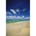 thumbnail image 2 of Hawaii  Kauai  North Shore  Clear Shoreline  Sand At Haena Beach A32A Poster Print, 2 of 2