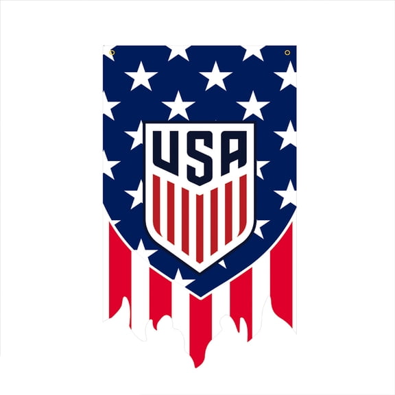 PUMIER USA Soccer Fan Flag for 2026 World Cup - American Football Team Supporter Banner, Tailgate Party Decor, Sports Bar & Home Game Day Celebration