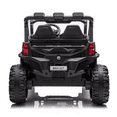 thumbnail image 5 of Joyracer 4WD 24 V Ride on Toys UTV with 2 XL Seaters, 4*200W Motor Kid Electric Power Car Wheels with Remote Control, LED Lights, Spring Suspension, 3 Speeds, Bluetooth Music, Green, 5 of 14