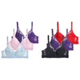 thumbnail image 1 of (2-Pack) Rinsvye Women Full Cup Underwire Bra Set Stretchy Fabric Various Sizes Available Stylish Trendy Look Everyday Comfort, 1 of 3