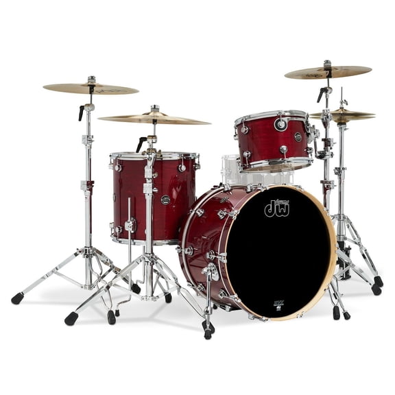 Drum Workshop Performance Series 3-Piece Lacquer Drum Shell Pack (Cherry Stain)