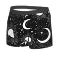 thumbnail image 2 of Disketp Crescent And Stars Men'S Boxer Briefs,Soft And Breathable Cotton Underwear With Comfortflex Waistband, 2 of 8
