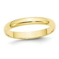 thumbnail image 1 of Bague Alliance pour Femme en Or Jaune 10K 3 mm Polie, 1 of 4