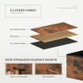 thumbnail image 4 of MCQ 6-Drawer Dresser,Storage Tower Organizer,Chest of Drawers with Fabric Bin, Steel Frame, Wood Top for Bedroom, Closet, Entryway,Rust, 4 of 5