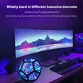 thumbnail image 5 of Infinity Dodecahedron Gaming Light, Cool RGBW Led Desk Table Lamp Light for Bedroom Gaming Room Decor, Unique Colorful Mood Changing Ambient Night Lighting lamp Adult Men Birthday Gift, 5 of 9