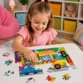 thumbnail image 7 of SugarBloom Kids Puzzles Large Floor- 24-Piece Jigsaw for Ages 3-5, Preschool Learning Toy, Educational Gift for 4-8 Year Old Boys and Girls, Easy-Clean Giant Pieces at Home,A, 7 of 7