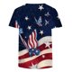 thumbnail image 4 of Blusa de manga corta con cuello en V para mujer, informal, sexy, a la moda, de verano Pompotops hkajfhjk470182, 4 of 5