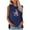 Navy, variant on fartey Graphic Tank Tops for Women 4th of July American Flag Gnome Print Tees Loose Fit Crewneck Sleeveless Patriotic Vest Shirt