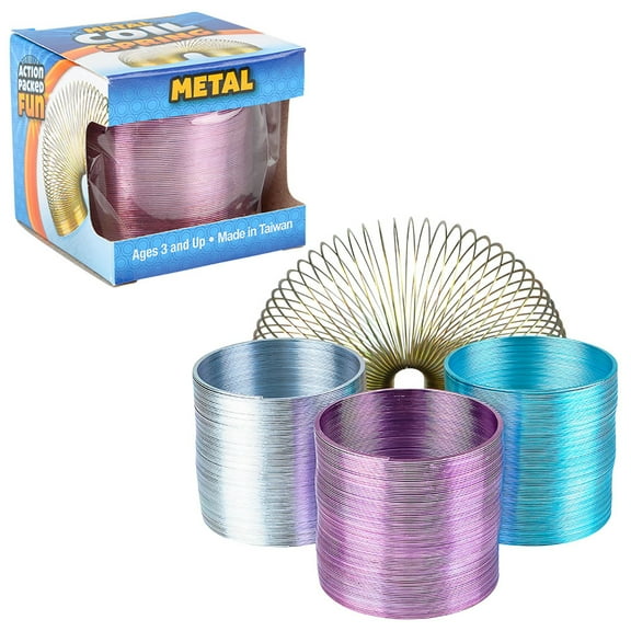 The Toy Network 2.4 inch Metal Coil Spring