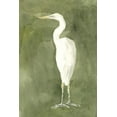 thumbnail image 2 of Caroline, Emma 23x32 Black Ornate Wood Framed with Double Matting Museum Art Print Titled - Emerald Heron IV, 2 of 4