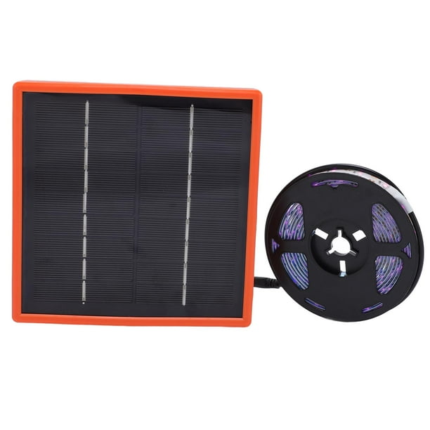 Luz De Crecimiento De La Planta Solar De 5W, Luz De Cultivo Con Energía Solar Con LED De Espectro Completo, Adecuado Para El Invernadero Del Acuario
