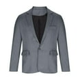 thumbnail image 2 of Mens Slim Fit Sport Coats Casual Blazer Two Button Lightweight Business Suit Jacket with Pocket, 2 of 3