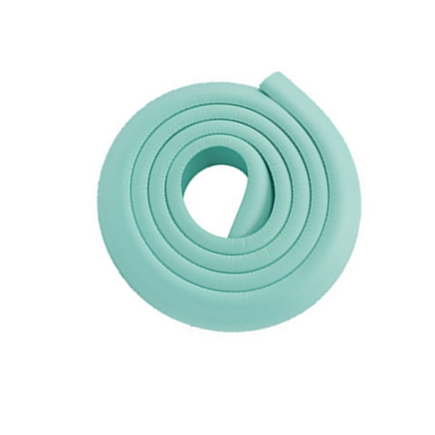 Injueey 3 piezas de protectores de ángulo de espesar 2 metros de longitud cubiertas de esquinas multifuncional DIY anticolisión tira amortiguadora Decoración del hogar Verde claro Injueey HA065431-01