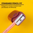 thumbnail image 5 of BAZIC Products Manual Pencil Sharpeners with Eraser, 4 Pack, Compact Small Colorful Erasers, One Hole, 5 of 7