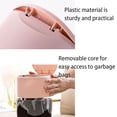 thumbnail image 6 of Simple Small Trash can Plastic Press Trash can with lid Trash can Desktop Small Trash can for Home use Practical (Blue), 6 of 7