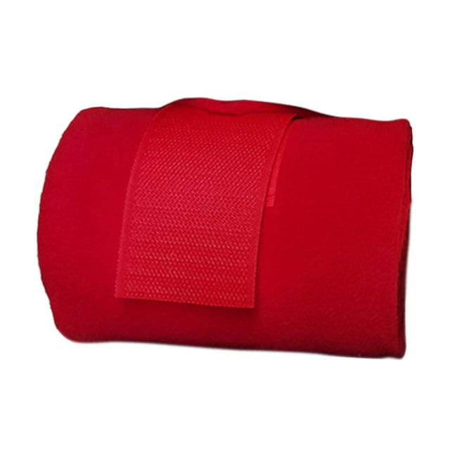 4 Piezas Vendas para Piernas de Caballo, Protectores de Piernas, Vendas de Forro , Vendas de Protección para Piernas para Equitación, Equipo de E Rojo