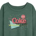 thumbnail image 3 of Coca-Cola - 90's Retro Style - Coke Is It - Women's Lightweight French Terry Long Sleeve Shirt, 3 of 5