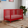 thumbnail image 2 of daVinci Sammy Scallop 4 in 1 Convertible Crib, Strawberry Red, 2 of 11