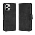thumbnail image 3 of iPhone 13 Mini Case, Wallet case for iPhone 13 Mini, PU Leather Folio Protective Phone Cover Magnetic Closed Bumper Soft TPU Shockproof Flip Case for Apple iPhone 13 Mini, Black, 3 of 8