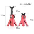 thumbnail image 1 of For 1/24 SCX24 FCX24 RC Car Jack Stand Pair Rack Repairing Protective Stand Adapter Tire Change Toy, 1 of 5