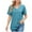 Blue, variant on V Neck Shirts for Women Oversized Summer Tops Soft Casual Short Sleeve Cute Basic Tees,Pink,S